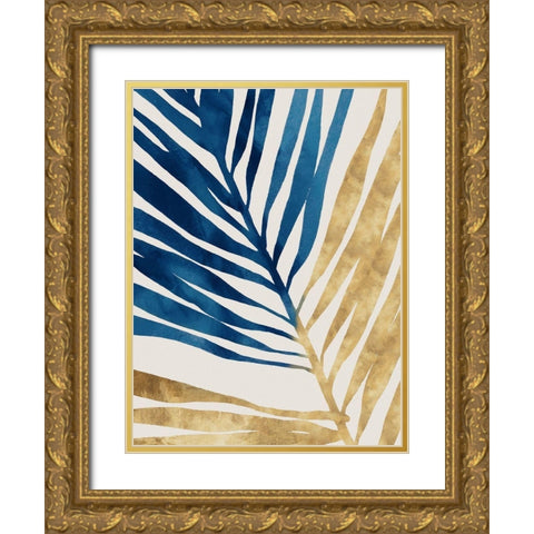 Sweet Palm I  Gold Ornate Wood Framed Art Print with Double Matting by Isabelle Z