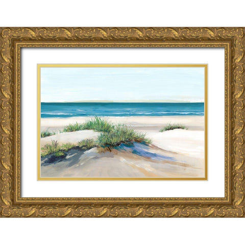 Beach Sand Dune II Gold Ornate Wood Framed Art Print with Double Matting by Isabelle Z