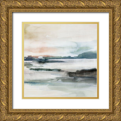 Dusk Fall I  Gold Ornate Wood Framed Art Print with Double Matting by Isabelle Z