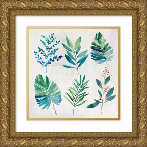 Beneath The Trees I  Gold Ornate Wood Framed Art Print with Double Matting by Isabelle Z