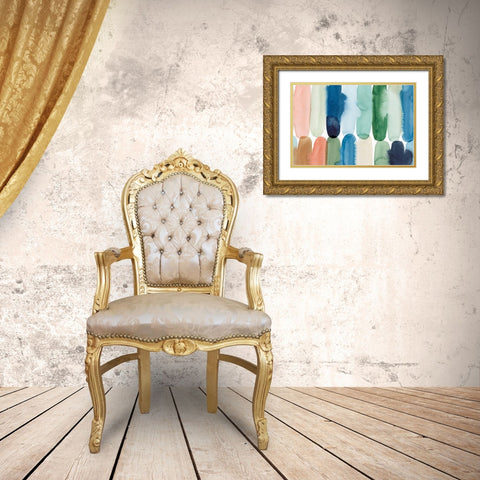 Rounded Together II Gold Ornate Wood Framed Art Print with Double Matting by Isabelle Z