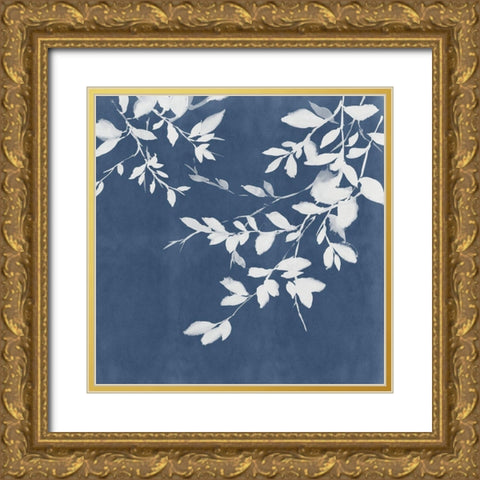 Indigo Sky I Gold Ornate Wood Framed Art Print with Double Matting by Isabelle Z