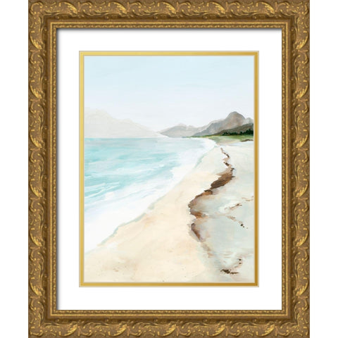 Crash Into Me I Gold Ornate Wood Framed Art Print with Double Matting by Isabelle Z