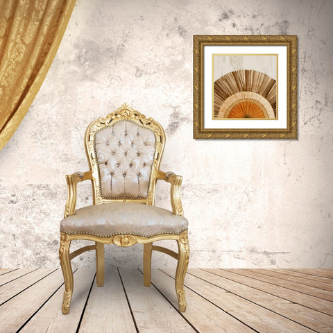 Arizona Fan I  Gold Ornate Wood Framed Art Print with Double Matting by Isabelle Z