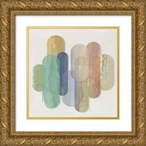 Carry On I  Gold Ornate Wood Framed Art Print with Double Matting by Isabelle Z