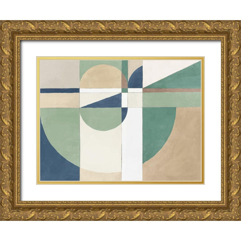 New Heights II Gold Ornate Wood Framed Art Print with Double Matting by Isabelle Z