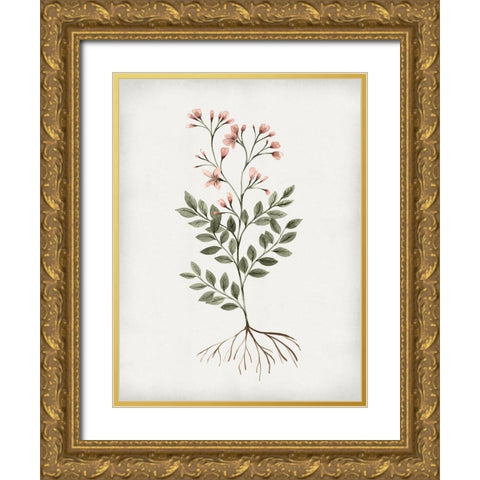 Green Tile III Gold Ornate Wood Framed Art Print with Double Matting by Isabelle Z