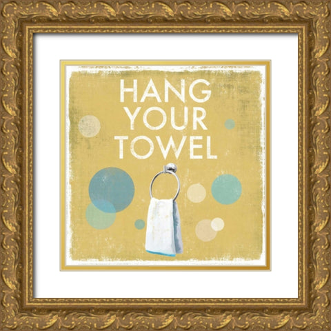 Hang your Towel Gold Ornate Wood Framed Art Print with Double Matting by Fontaine, Drako