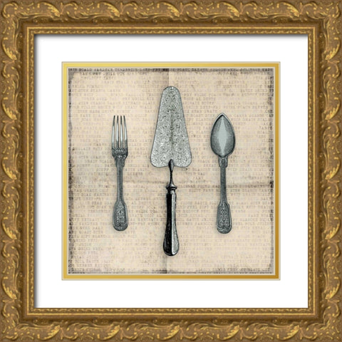 Desserts Design - Mini Gold Ornate Wood Framed Art Print with Double Matting by Fontaine, Drako