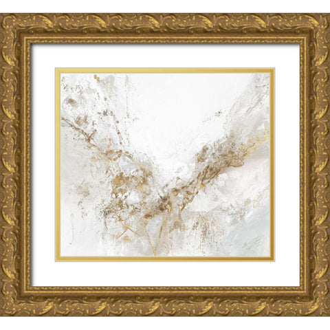 Logos  Gold Ornate Wood Framed Art Print with Double Matting by Gardner, Jennifer