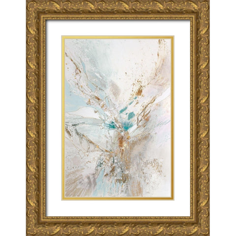 Part Ways I  Gold Ornate Wood Framed Art Print with Double Matting by Gardner, Jennifer
