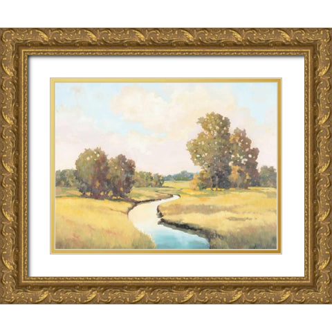 Farming Country I Gold Ornate Wood Framed Art Print with Double Matting by Reynolds, Graham