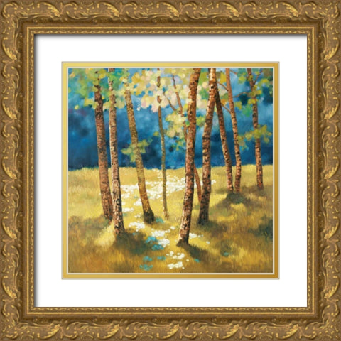 Secret Glade I Gold Ornate Wood Framed Art Print with Double Matting by Reynolds, Graham