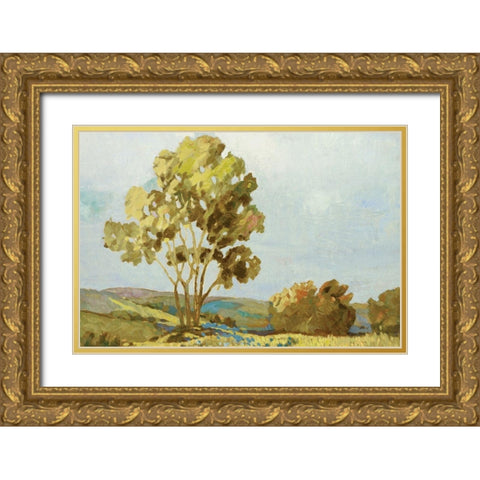 Sandhills II Gold Ornate Wood Framed Art Print with Double Matting by Reynolds, Graham