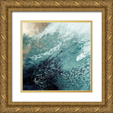 Aveta Gold Ornate Wood Framed Art Print with Double Matting by Broughton, Shaylen