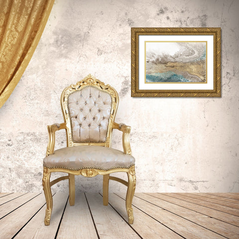 DivonaÂ  Gold Ornate Wood Framed Art Print with Double Matting by Broughton, Shaylen