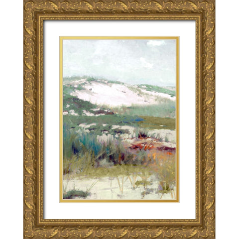 Seaside Breeze II Gold Ornate Wood Framed Art Print with Double Matting by Hunizker, Steve