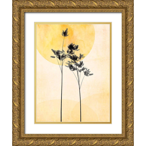 Feel the Love Gold Ornate Wood Framed Art Print with Double Matting by Halli, Hal