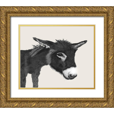 Little Bitty  Gold Ornate Wood Framed Art Print with Double Matting by Hatfiled, Jodi