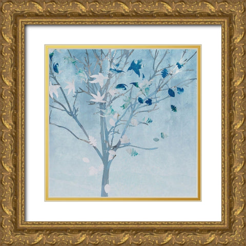 Tree Sprinkles I Gold Ornate Wood Framed Art Print with Double Matting by Smith, Karen