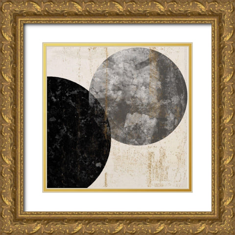 Crisscross I  Gold Ornate Wood Framed Art Print with Double Matting by Smith, Karen