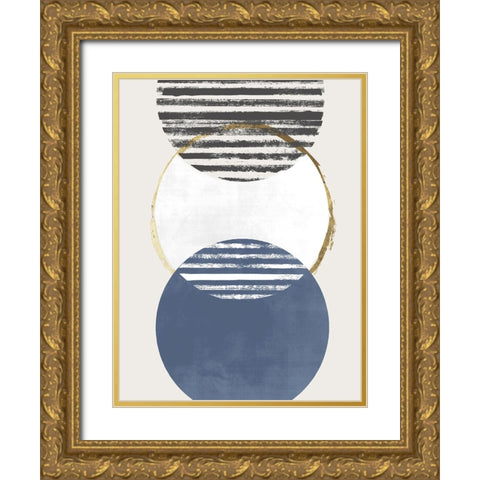Inside Out II Gold Ornate Wood Framed Art Print with Double Matting by Smith, Karen