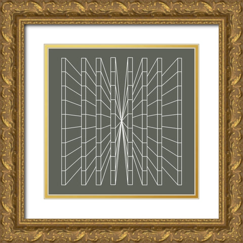 Olive Perspective  Gold Ornate Wood Framed Art Print with Double Matting by Haranio, Sandi
