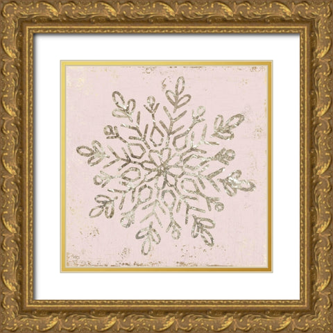 Winter Favors I  Gold Ornate Wood Framed Art Print with Double Matting by PI Studio