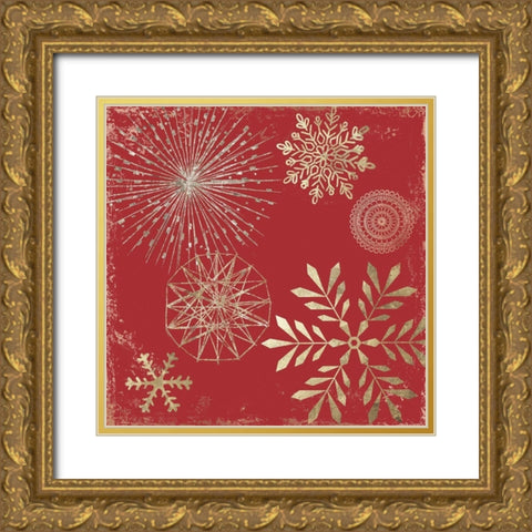 New Years Day I  Gold Ornate Wood Framed Art Print with Double Matting by PI Studio