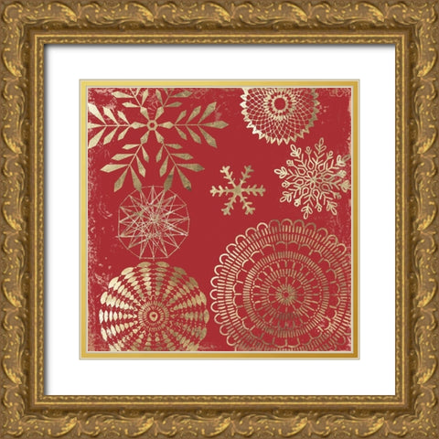 New Years Day II   Gold Ornate Wood Framed Art Print with Double Matting by PI Studio