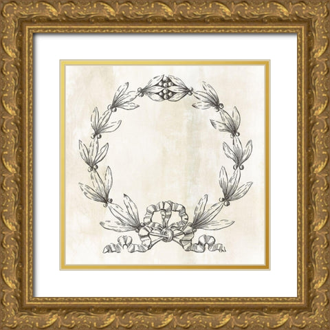 Joy to Your Family Gold Ornate Wood Framed Art Print with Double Matting by PI Studio