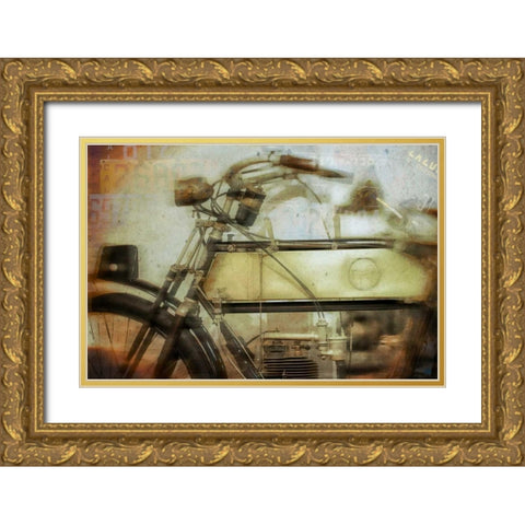 Moto II Gold Ornate Wood Framed Art Print with Double Matting by Weddle, Ryan Hartson