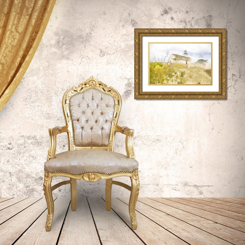 Coastal Beacon Gold Ornate Wood Framed Art Print with Double Matting by Hartson-Weddle, Ryan