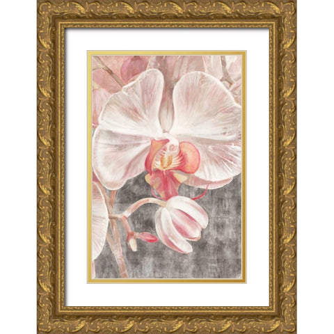 Efflorescence III Gold Ornate Wood Framed Art Print with Double Matting by Biernot, Ilona