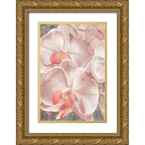 Efflorescence IV Gold Ornate Wood Framed Art Print with Double Matting by Biernot, Ilona