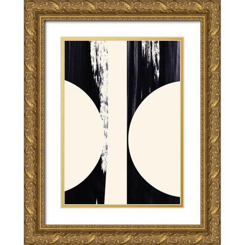 Hourglass  Gold Ornate Wood Framed Art Print with Double Matting by Hogan, Aoibhne