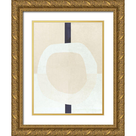 Ecstatic I  Gold Ornate Wood Framed Art Print with Double Matting by Hogan, Aoibhne
