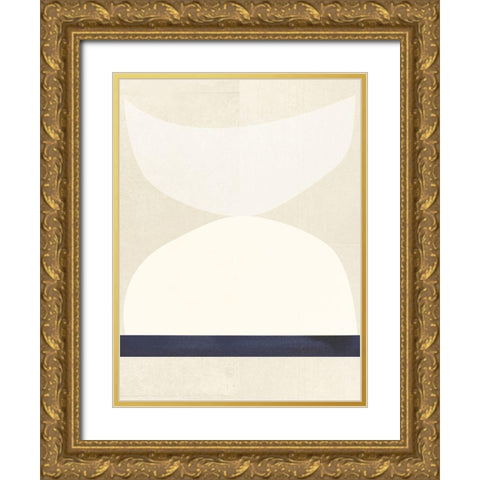 Ecstatic II  Gold Ornate Wood Framed Art Print with Double Matting by Hogan, Aoibhne