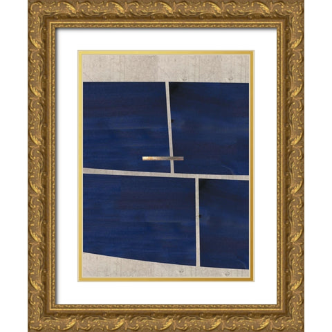 Locks I  Gold Ornate Wood Framed Art Print with Double Matting by Hogan, Aoibhne