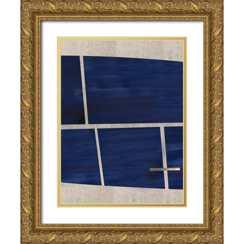 Locks II Gold Ornate Wood Framed Art Print with Double Matting by Hogan, Aoibhne