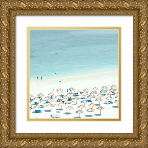 Sesimbra I Gold Ornate Wood Framed Art Print with Double Matting by Beddoes, Ingrid