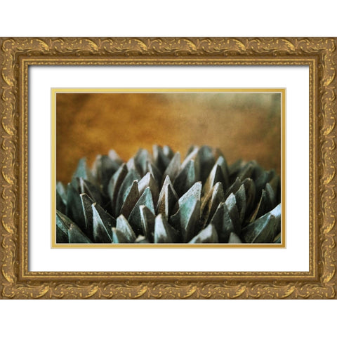 Seeding Gold Ornate Wood Framed Art Print with Double Matting by Valner, Jessica