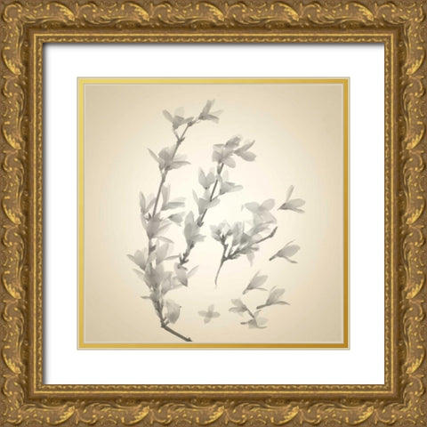 Sway Gold Ornate Wood Framed Art Print with Double Matting by Stalus, Judy