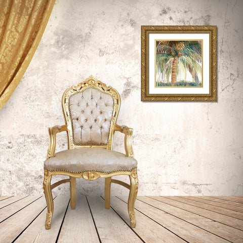 Tropics I Gold Ornate Wood Framed Art Print with Double Matting by Joy, Julie