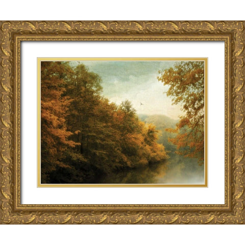 Transitions Gold Ornate Wood Framed Art Print with Double Matting by Jenney, Jessica