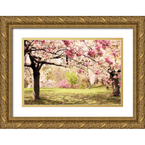 Cherry Hill Gold Ornate Wood Framed Art Print with Double Matting by Jenney, Jessica