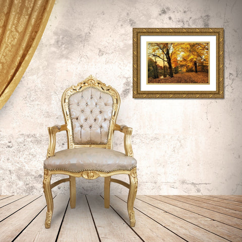 Golden Canopy Gold Ornate Wood Framed Art Print with Double Matting by Jenney, Jessica