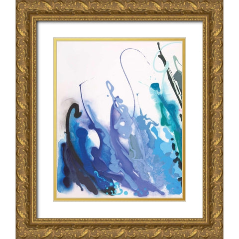 Reaching for the Sky Gold Ornate Wood Framed Art Print with Double Matting by Marie, Joan