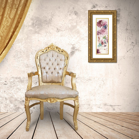 Sweet Hydrangea IV Gold Ornate Wood Framed Art Print with Double Matting by Jensen, Asia