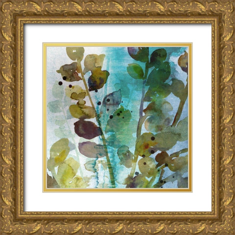 Within II Gold Ornate Wood Framed Art Print with Double Matting by Jensen, Asia